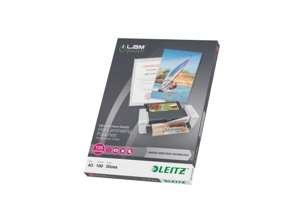 Lamineringslomme LEITZ A3 UDT125my (100) 